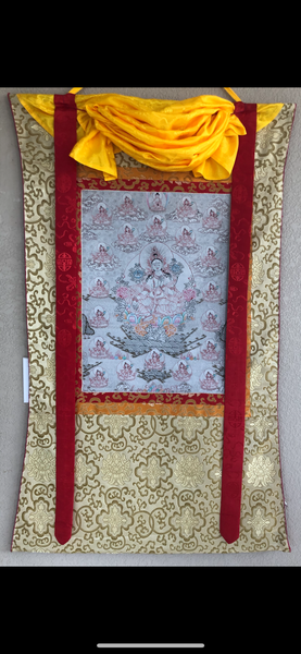 Green Tara / 21 Tara Thangka (TGTH 168)