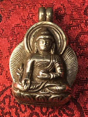 Medicine Buddha Silver Pendant(TGSP 93)