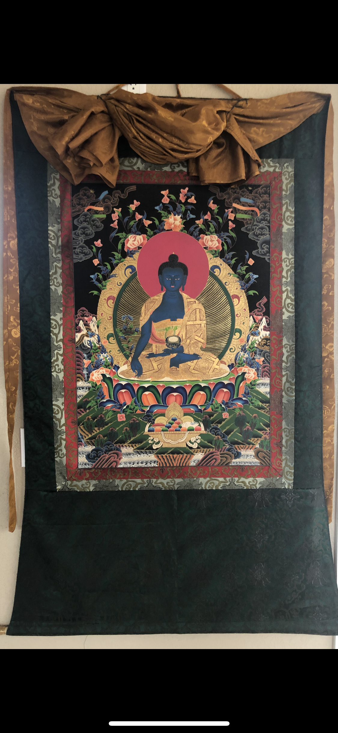 Medicine Buddha Thangka (TGTH 146)