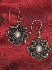 Pearl Silver Earrings(TGSE 78)