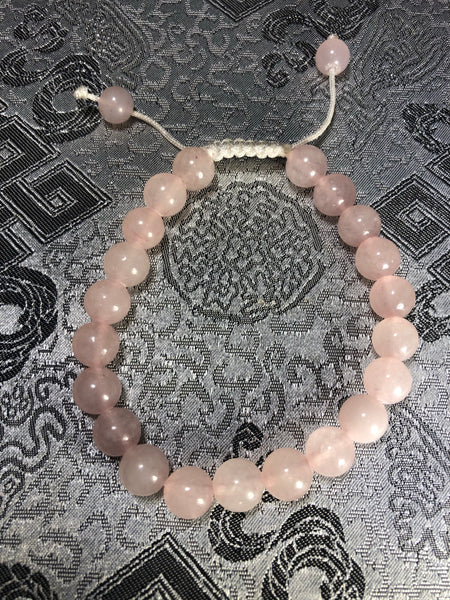 Rose Quartz Wrist Mala (TGWM 17)