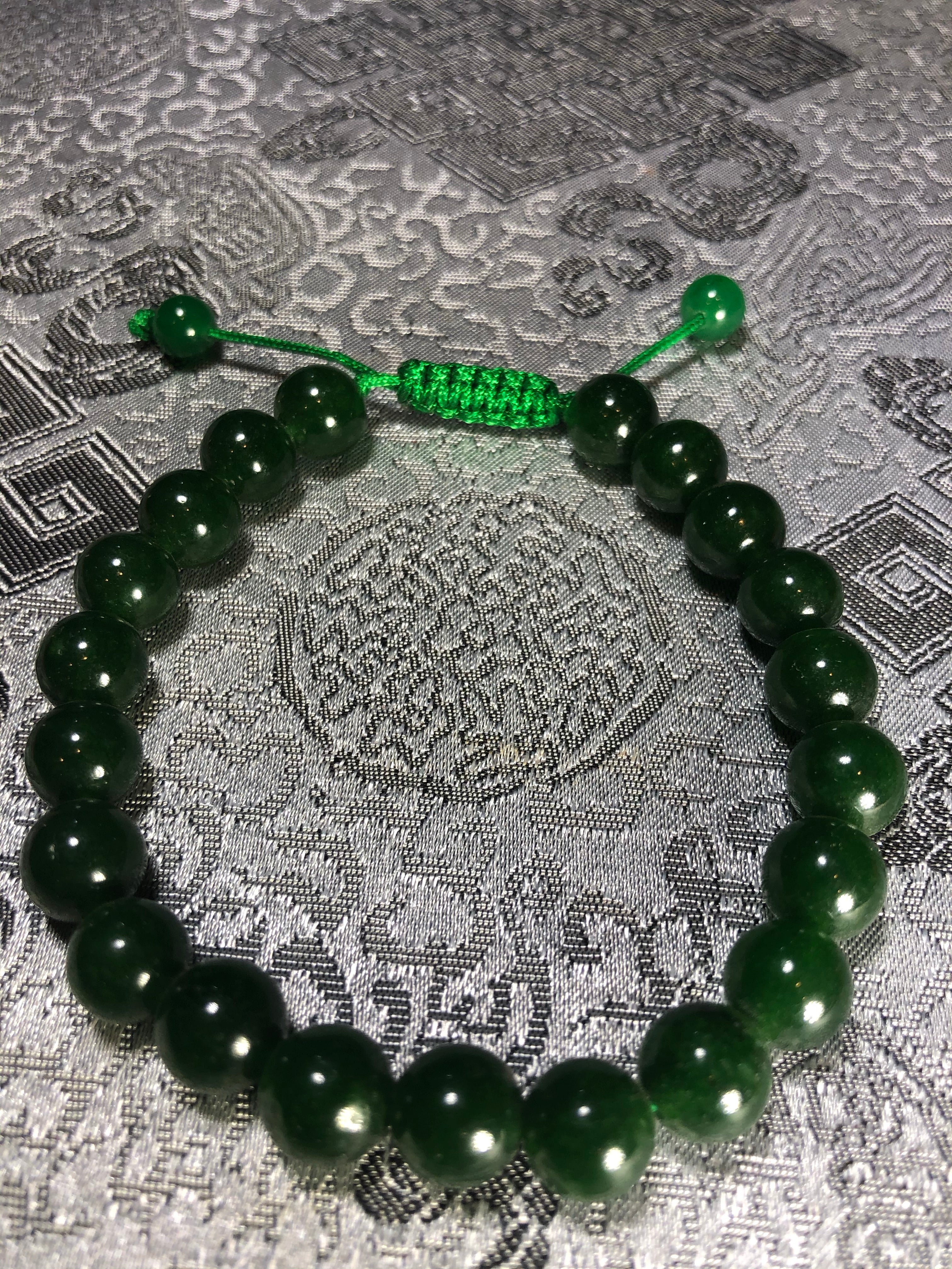 Green Zed Wrist Mala(TGWM 16)