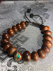 Dark Wood Wrist Mala(TGWM 44)