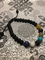 Shaligram Chakra Wrist Mala (TGWM 10)