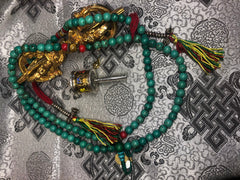 Turquoise Mala / Prayer Beads (TGMA 21 )