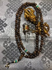 Palm Wood Vintage Mala/Prayer Beads(TGMA 53)