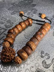 Bodhi Seed RudRaksha Wrist Mala(TGWM 38)