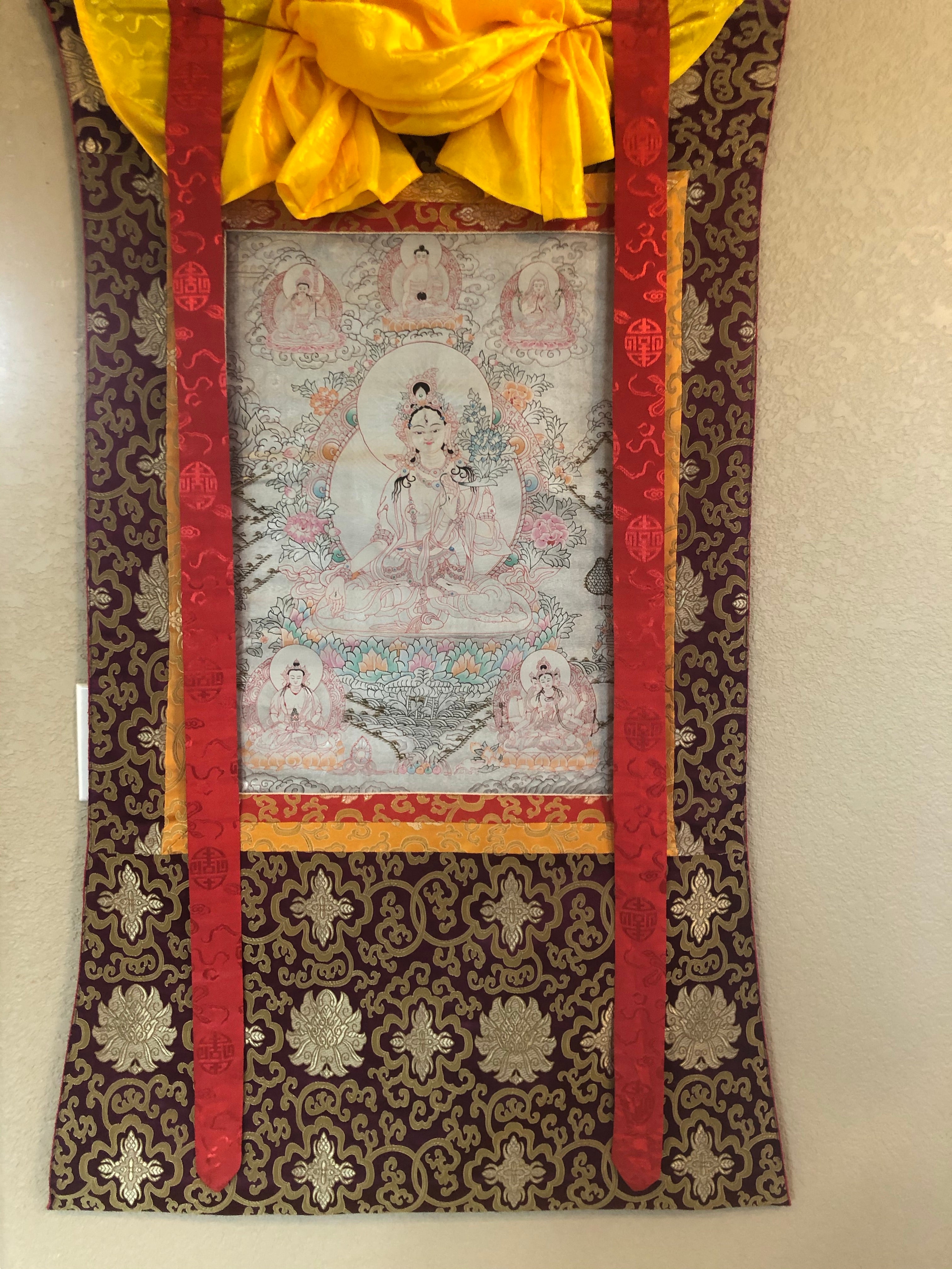 White Tara Thangka (TGTH 58)