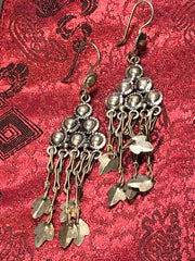 Silver Long Earrings(TGSE 58)