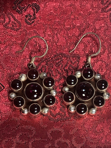 Amethyst Silver Earrings(TGSE 80)