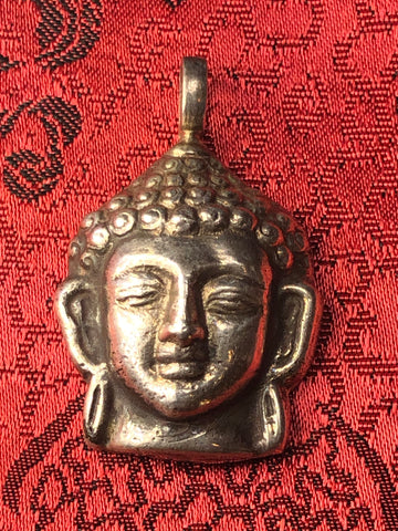 Buddha Head Silver Pendant(TGSP 95)