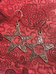 Silver Star Earrings(TGSE 40)