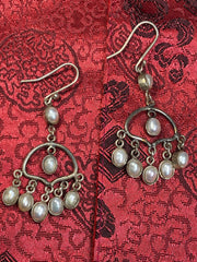 Silver Pearl Earrings(TGSE 22)