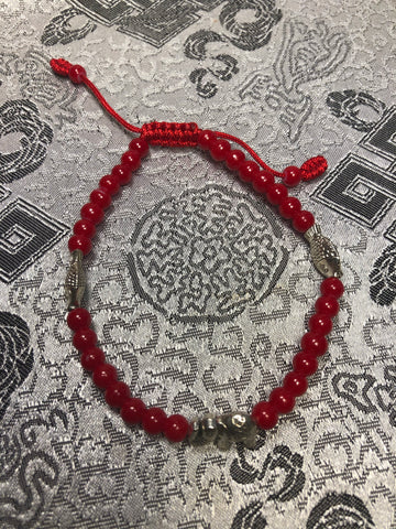 Red stone Wrist Mala (TGWM 5)