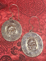 Lotus Silver Earrings(TGSE 42)