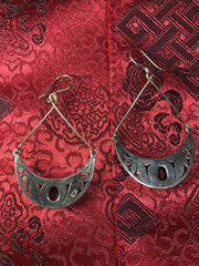 Silver Amethyst Earrings(TGSE 11)
