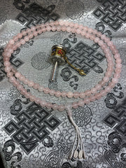 Rose Quartz Mala / Prayer Beads ( TGMA 8 )