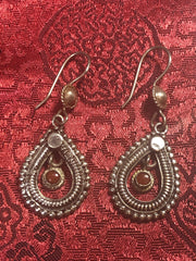 Silver Coral Earrings(TGSE 43)
