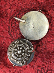 Dharma Wheel Silver Pendant(TGSP 69)