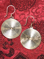 Silver Mandala Earrings(TGSE 52)