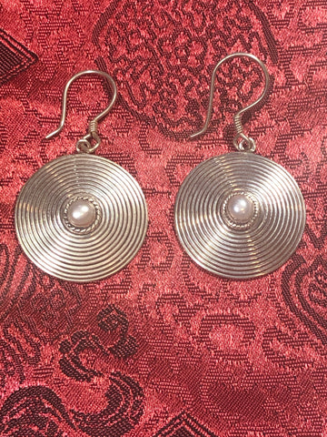 Pearl Silver Earrings(TGSE 44)