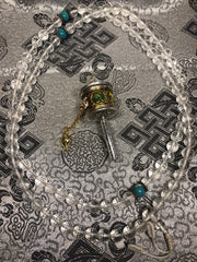Crystal Diamond cut Mala / Prayer Beads (TGMA 22 )