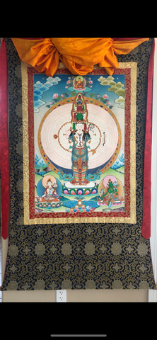 1000 Armed Chenrezig (Avalokitesvara) Thangka (TGTH 142)