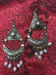 Silver Pearl Earrings(TGSE 18)