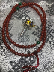 Carnelian Mala / Prayer Beads ( TGMA 28 )