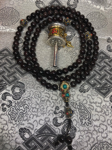 Garnet Mala / Prayer Beads ( TGMA 27 )