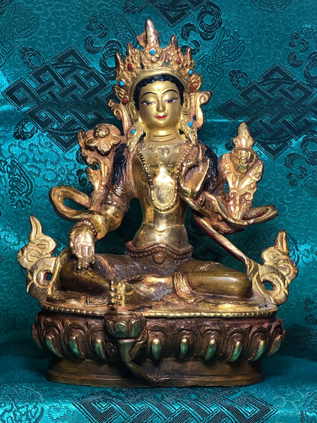 Green Tara Statue (TGST 4)