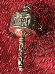 Prayer Wheel Silver Pendant(TGSP 66)