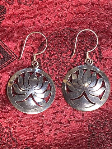 Lotus Silver Earrings(TGSE 89)