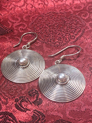 Pearl Silver Earrings(TGSE 44)