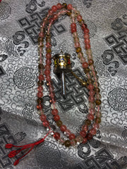 Nepali Mountain Crystal Mala/Prayer Beads (TGMA 48)