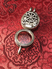 Dharma Wheel Silver Pendant(TGSP 76)