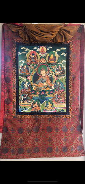 Guru Rinpoche / Guru Tsengyae Thangka (TGTH 145)