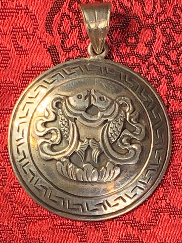 Golden Fish Silver Pendant(TGSP 104)