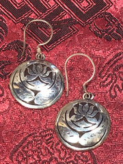 Lotus Silver Earrings(TGSE 97)
