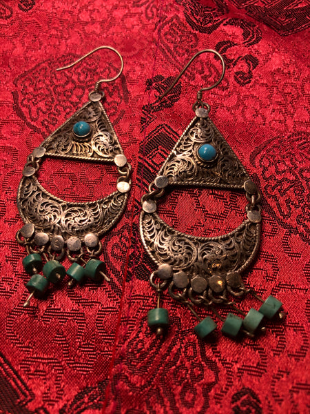 Silver Turquoise Earrings(TGSE 20)