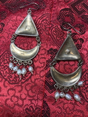 Silver Pearl Earrings(TGSE 18)