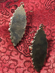 Silver Coral Earrings(TGSE 3)