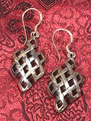 Endless Knott Silver Earrings(TGSE 94)