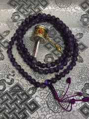 Amethyst Mala / Prayer Beads ( TGMA 11 )