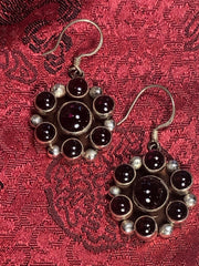 Amethyst Silver Earrings(TGSE 80)
