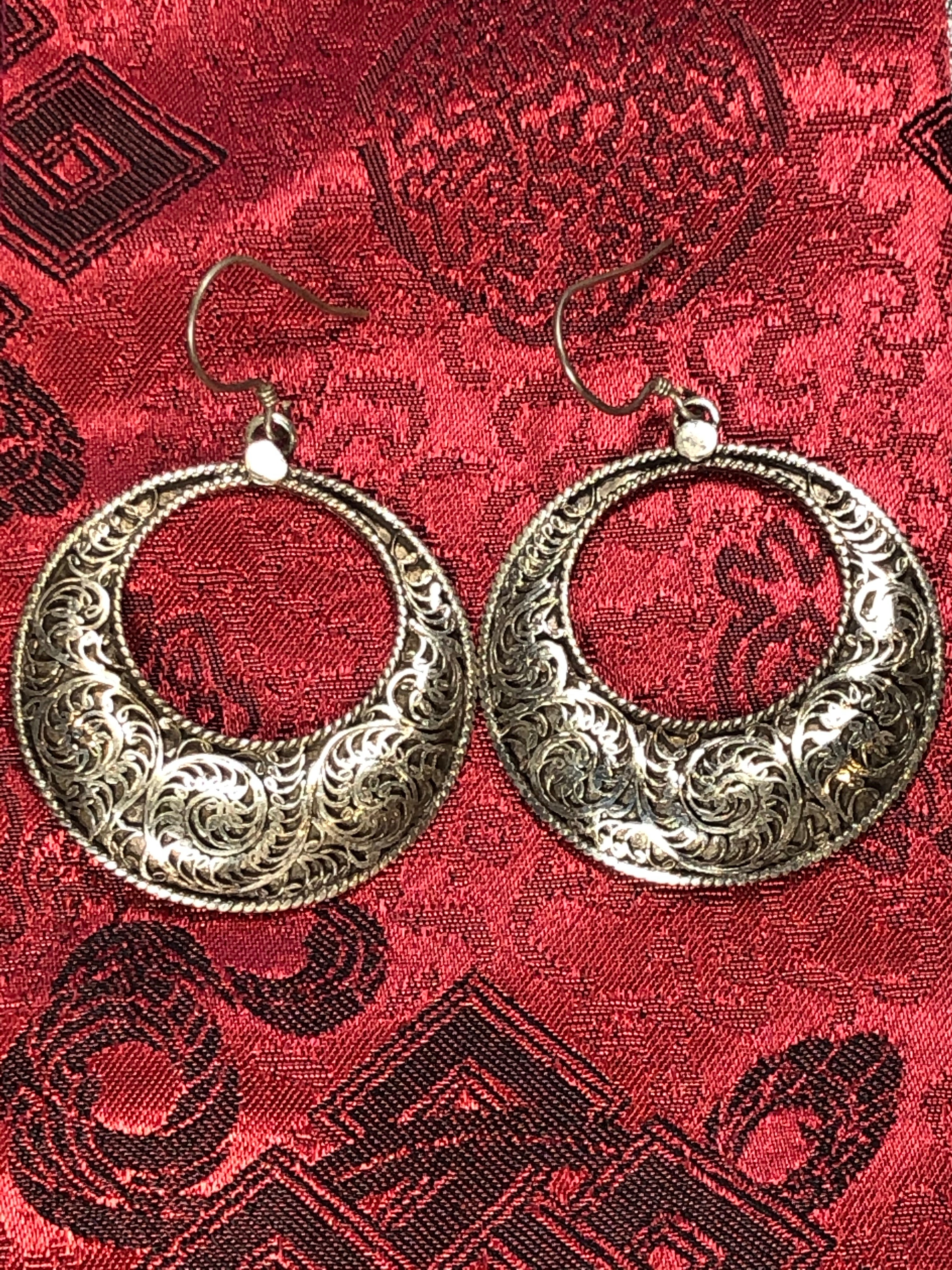 Silver Earrings(TGSE 53)