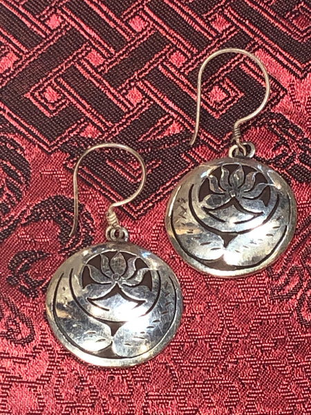 Lotus Silver Earrings(TGSE 97)