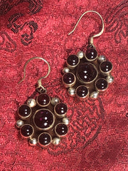Amethyst Silver Earrings(TGSE 80)