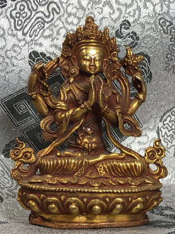 4 - Armed Chenrezig Statue (TGST 61)