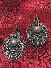 Silver Pearl Earrings(TGSE 2)